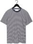 Selected Homme Blauwe T-shirt Slhrelaxbutch Stripe Ss O-neck - Thumbnail 2