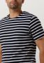 Selected Homme Blauw wit Gestreepte T-shirt Slhbriac Stripe Ss O-neck Tee - Thumbnail 3