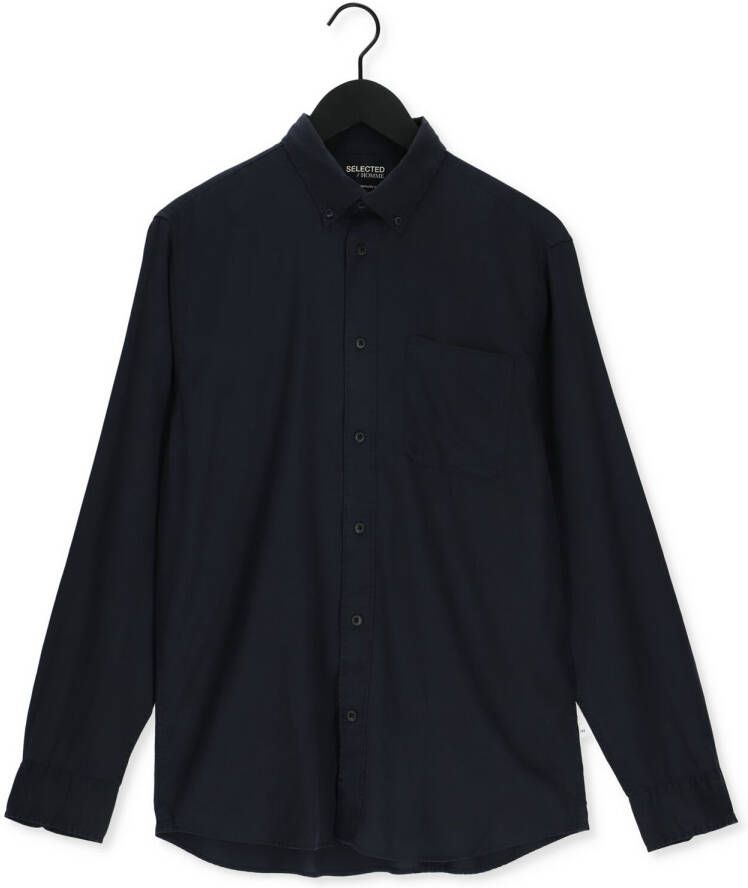 SELECTED HOMME Heren Overhemden Regrick-soft Shirt Donkerblauw