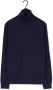 Selected Homme Donkerblauwe Coltrui Town Merino Coolmax Knit Roll B - Thumbnail 4
