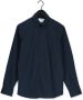 Donkerblauwe Selected Homme Klassiek Overhemd Slimmichigan Shirt Ls B - Thumbnail 3