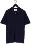 SELECTED HOMME Heren Polo's & T-shirts Slhflorence Ss Knit Zip Polo B Donkerblauw - Thumbnail 2