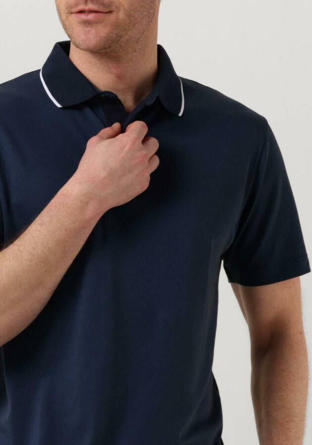 SELECTED HOMME Heren Polo's & T-shirts Slhleroy Coolmax Ss Polo B Donkerblauw