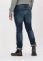 Donkerblauwe Selected Homme Slim Fit Jeans Slim leon 4074 D.b. Superst - Thumbnail 4