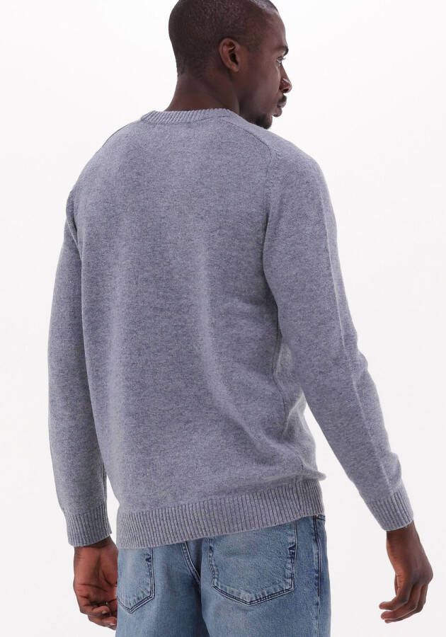 Selected Homme Grijze Trui Newcoban Lambs Wool Crew Neck W