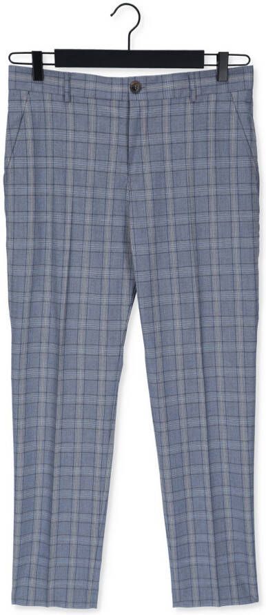 Selected Homme Lichtblauwe Pantalon Slhlim-timelogan Blu Snd Chk Trs