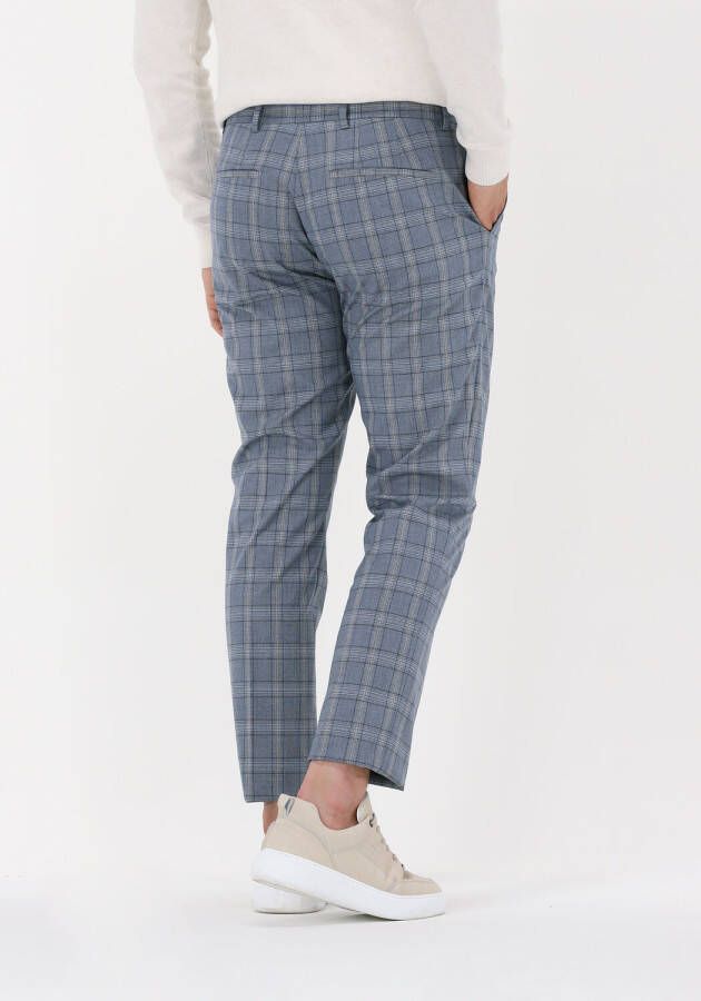 Selected Homme Lichtblauwe Pantalon Slhlim-timelogan Blu Snd Chk Trs