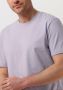 SELECTED HOMME regular fit T-shirt SLHATLAS met logo languid lavender - Thumbnail 3