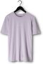 SELECTED HOMME regular fit T-shirt SLHATLAS met logo languid lavender - Thumbnail 4