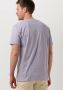 SELECTED HOMME regular fit T-shirt SLHATLAS met logo languid lavender - Thumbnail 5