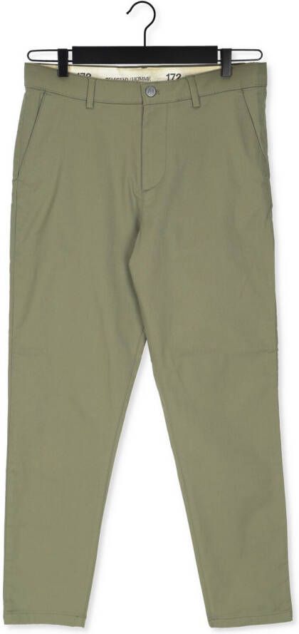 Selected Homme Olijf Chino Slhslimtape-repton 172 Flex Pa