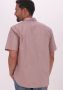 SELECTED HOMME Heren Overhemden Slhrelaxbaron Shirt Ss Mix W Faawn Roze - Thumbnail 3