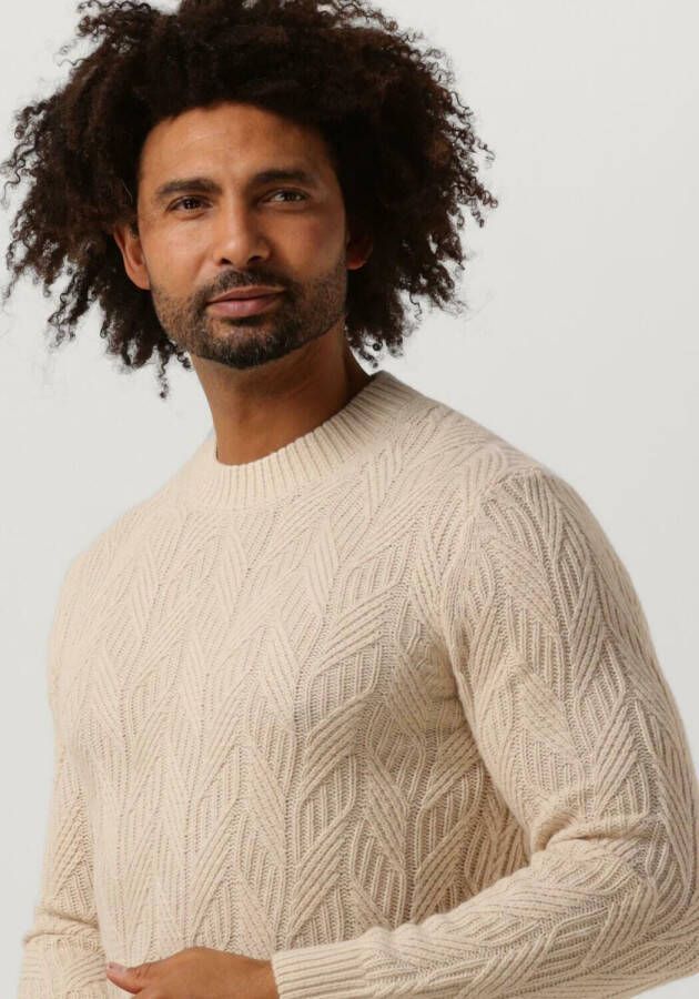 Selected Homme Zand Trui Caris Ls Knit Crew Neck