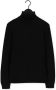 Selected Homme Zwarte trui met geribbelde zoom Black Heren - Thumbnail 4