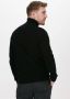 Selected Homme Zwarte trui met geribbelde zoom Black Heren - Thumbnail 5