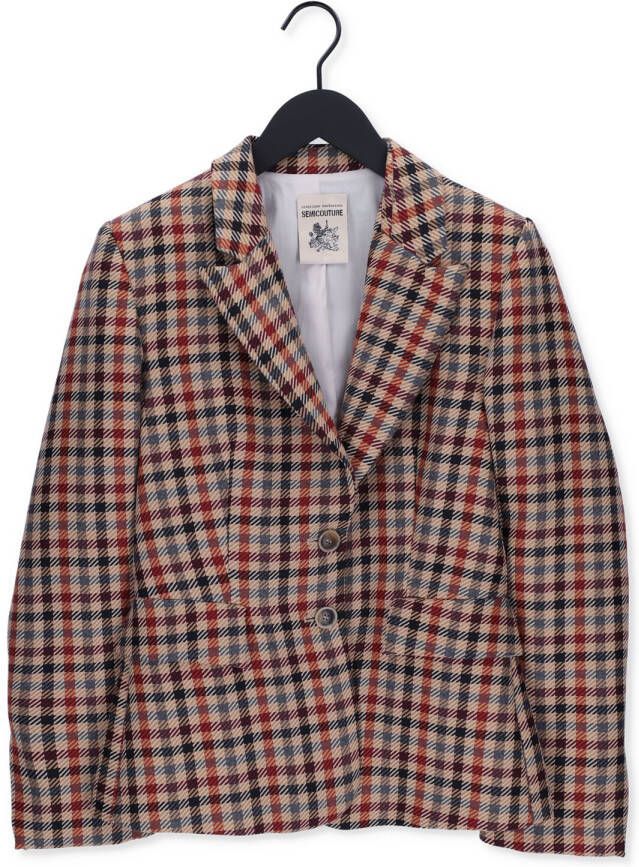 Semicouture Multi Blazer Y2wm01