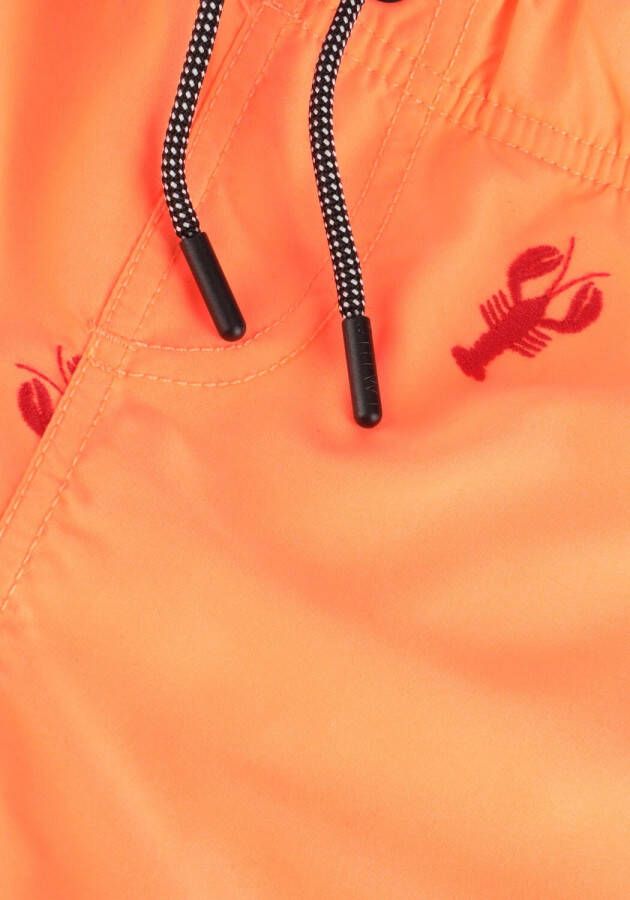 SHIWI Jongens Zwemkleding Swimshort Lobster Embroidery Oranje