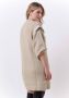 Silvian Heach Comfortabele Gebreide Midi Jurk Beige Dames - Thumbnail 4