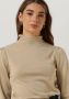 Silvian Heach Glitter Elastische Top voor Vrouwen Beige Dames - Thumbnail 4