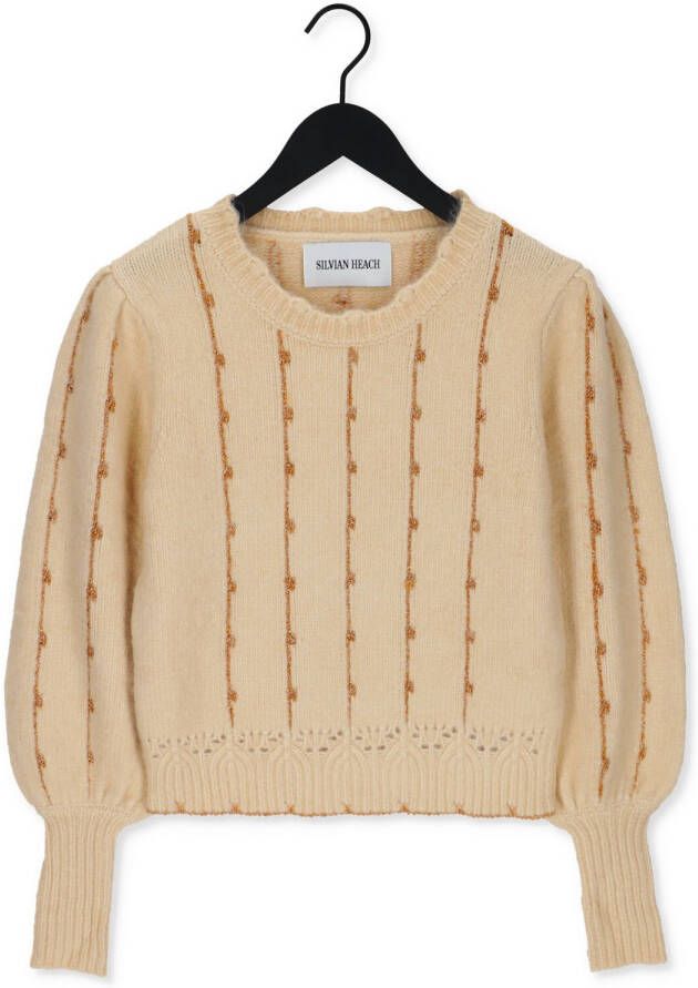 Silvian Heach Creme Sweater Kuina