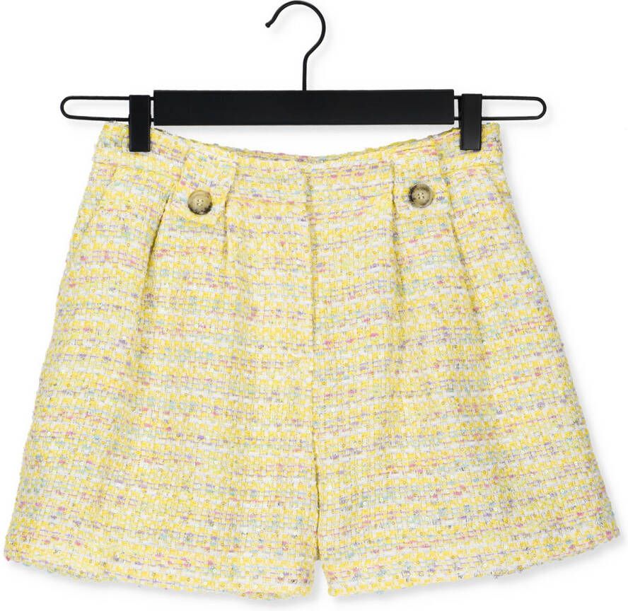 SILVIAN HEACH Dames Broeken Shorts Voun Geel