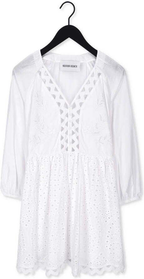 Silvian Heach Witte Mini Jurk Dress Prishi