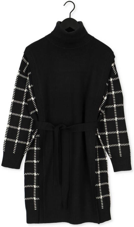 Silvian Heach Zwarte Midi Jurk Dress Rokama