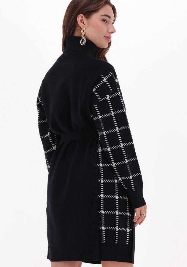 Silvian Heach Zwarte Midi Jurk Dress Rokama