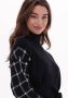 Silvian Heach Over jersey dress with belt Zwart Dames - Thumbnail 5