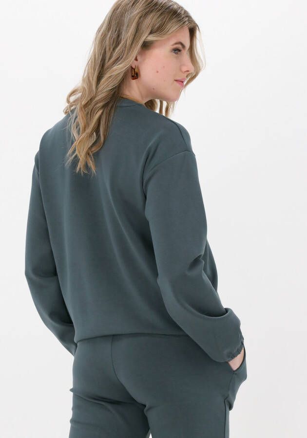 SIMPLE Dames Truien & Vesten Jersey Sweater Selena Scuba Groen