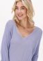 SIMPLE Dames Tops & T-shirts Knitted Sweater Eloy Knit Paars - Thumbnail 4