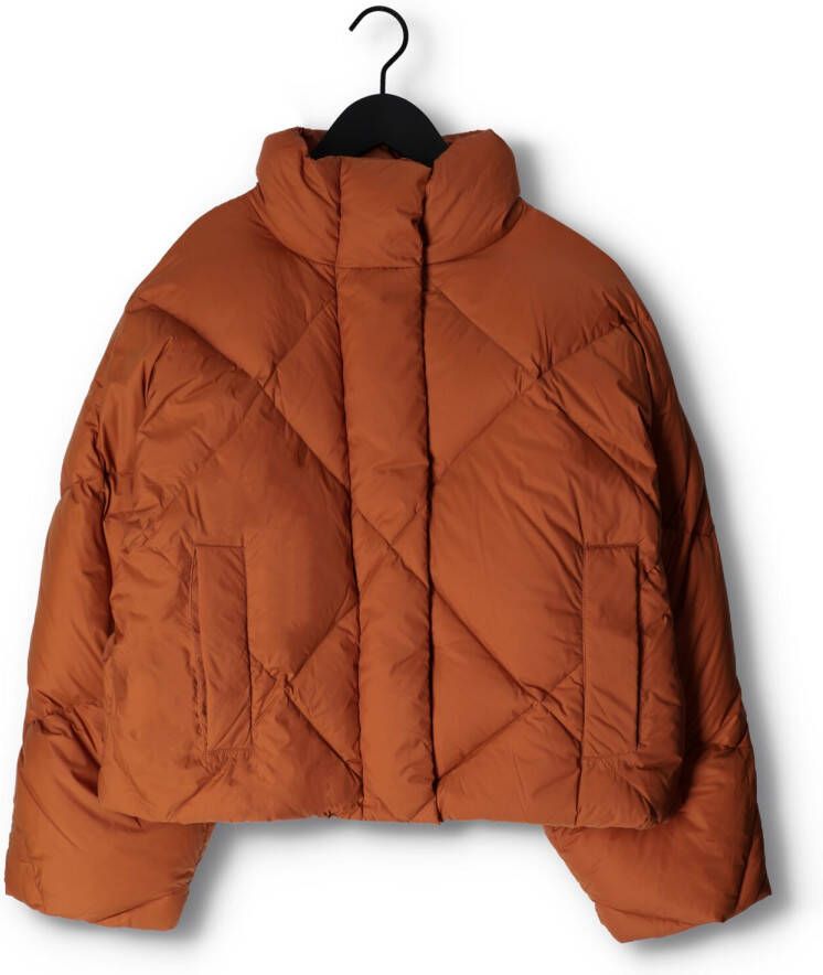 Stand Studio Camel Gewatteerde Jas Aina Jacket