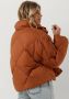 Stand Studio Bruine Puffer & Donsjas Brown Dames - Thumbnail 4