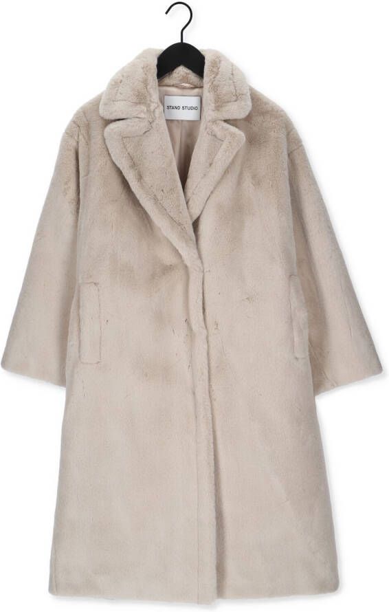 STAND STUDIO Dames Jassen Maria Coat Soft Ecru