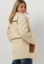 Stand Studio Lange Faux Shearling Jas Wit Bruin White Dames - Thumbnail 5