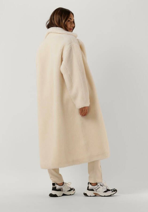 STAND STUDIO Dames Jassen Maria Coat Teddy Wit