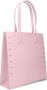 Ted Baker Shoppers Stedcon Heart Studded Large Icon Bag in poeder roze - Thumbnail 3