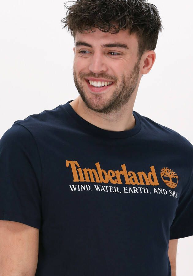 Timberland Donkerblauwe T-shirt Wwesr Front Tee