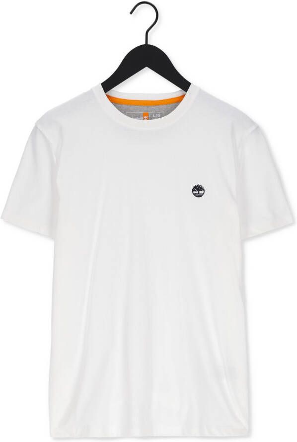 Timberland Witte T-shirt Ss Dun-river Crew T