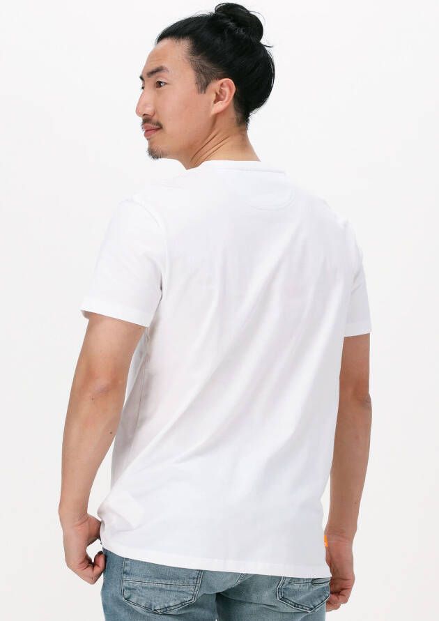 Timberland Witte T-shirt Ss Dun-river Crew T