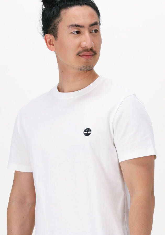 Timberland Witte T-shirt Ss Dun-river Crew T