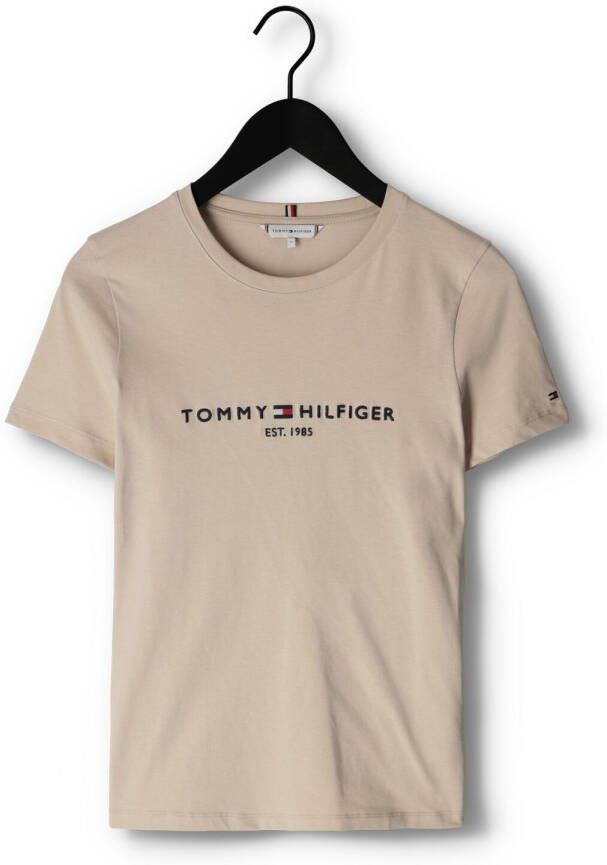Tommy Hilfiger Beige T-shirt Regular Hilfigeer C-n Tee
