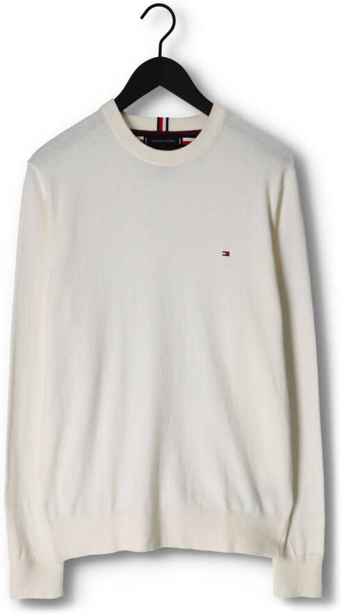 Tommy Hilfiger Beige Trui Pima Org Ctn CAshmere Crew Neck