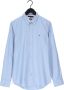Tommy Hilfiger casual overhemd extra slim fit lichtblauw effen katoen - Thumbnail 5