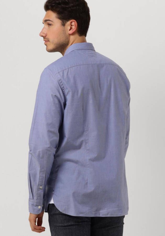 TOMMY HILFIGER Heren Overhemden Natural Soft Micro Chk Sf Shirt Blauw