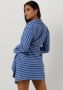 TOMMY HILFIGER Dames Jurken Co Stripe Short Wrap Shirt Dress Blauw - Thumbnail 5