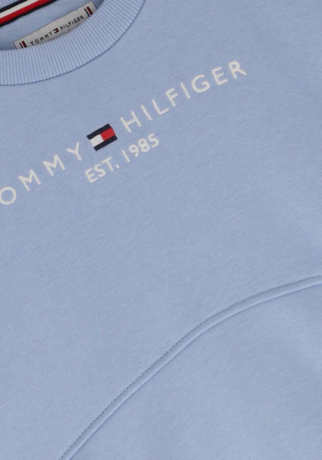 Tommy Hilfiger Blauwe Sweater Essential Cnk Sweatshirt L s