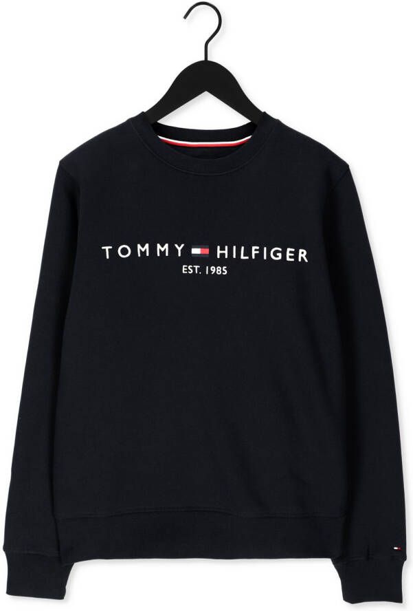 TOMMY HILFIGER Heren Truien & Vesten Tommy Logo Sweatshirt Blauw