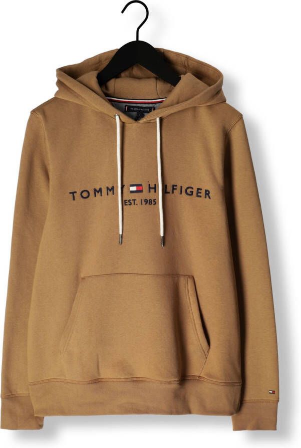 TOMMY HILFIGER Heren Truien & Vesten Tommy Logo Hoody Camel
