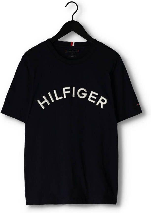 Tommy Hilfiger Donkerblauwe T-shirt Hilfiger Arched Tee